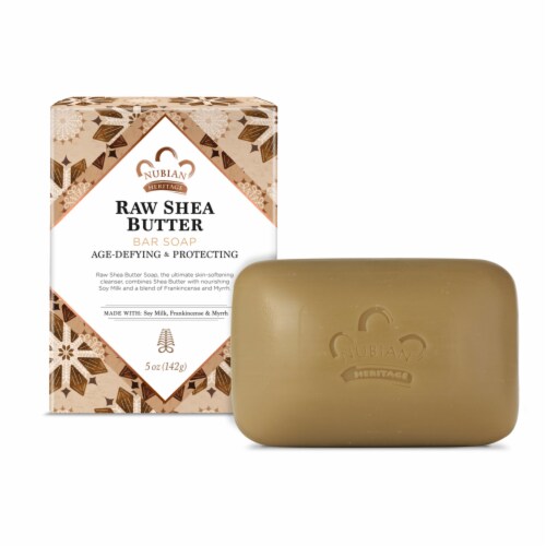 Nubian Heritage Raw Shea Butter Soap Perspective: left