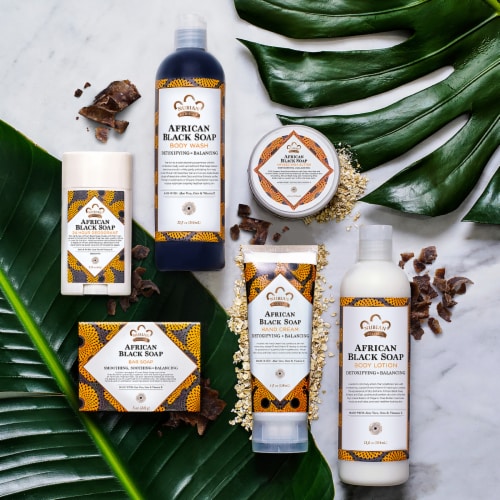 Nubian Heritage African Black Soap with Shea Butter Hand Cream Perspective: left