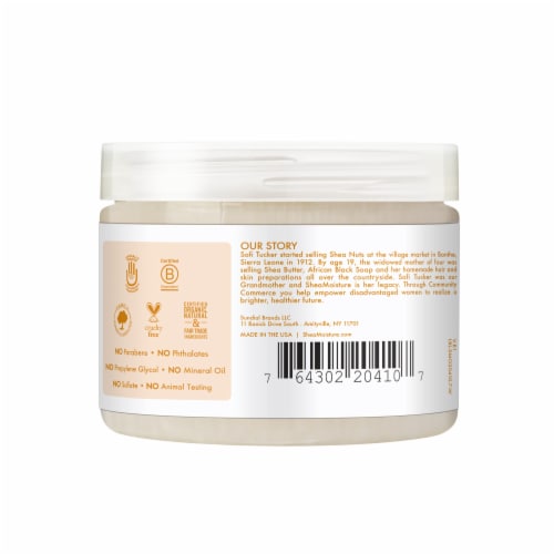 SheaMoisture Raw Shea Butter Ultra-Healing All-Over Hydration Moisturizer Perspective: left