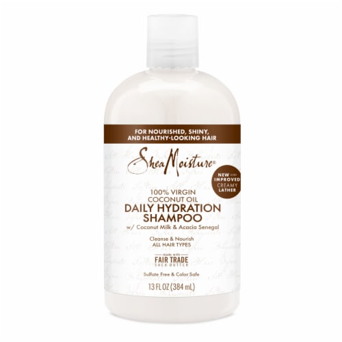 SheaMoisture Virgin Coconut Oil Daily Hydration Shampoo, 13 oz - Foods Co.