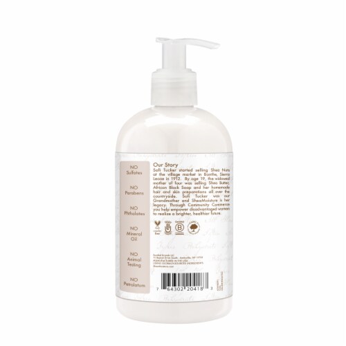 SheaMoisture hundred percent Virgin Coconut Oil Daily Hydrating Conditioner Perspective: left