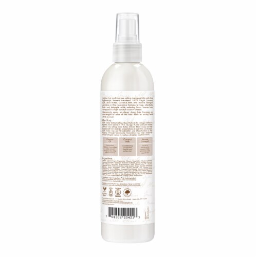 Shea Moisture 100% Extra Virgin Coconut Oil Leave-in Conditioner Treatment Perspective: left