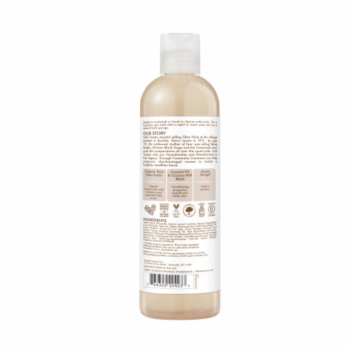 Shea Moisture Daily Hydration Virgin Coconut Oil Body Wash Perspective: left
