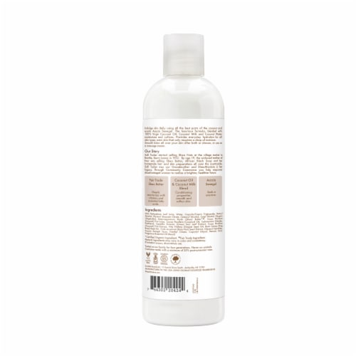 SheaMoisture Daily Hydration Body Lotion Perspective: left