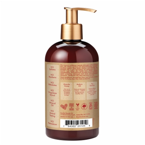 SheaMoisture Manuka Honey and Mafura Oil Conditioner Intensive Hydration Perspective: left