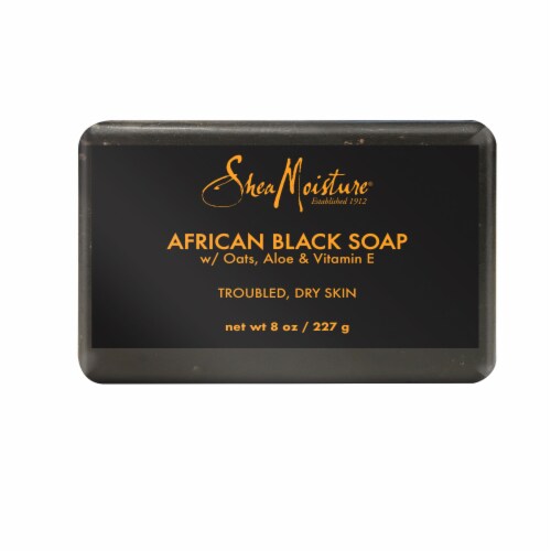 SheaMoisture African Black Soap Bar Soap Perspective: left