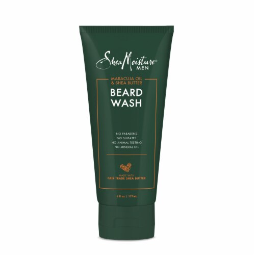SheaMoisture Men Maracuja Oil & Shea Butter Beard Wash Perspective: left