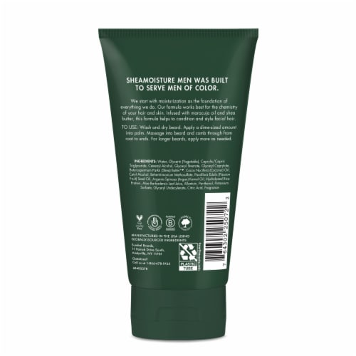Shea Moisture® Paraben-Free Maracuja Oil & Shea Butter Full Beard Detangler Perspective: left