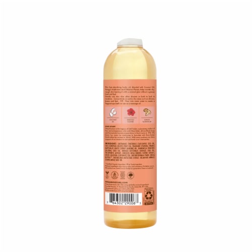 Shea Moisture Coconut & Hibiscus Bath Body & Massage Oil Perspective: left