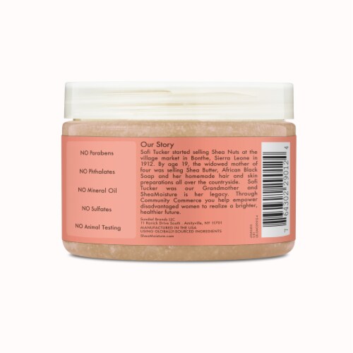 SheaMoisture Illuminating Coconut and Hibiscus Body Scrub Perspective: left