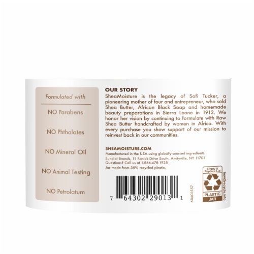 Shea Moisture® Head-To-Toe 100% Extra Virgin Pure Coconut Oil Nourishing Hydration Perspective: left