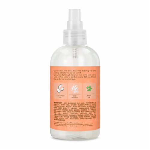 SheaMoisture Coconut and Hibiscus Hold and Shine Moisture Mist Perspective: left