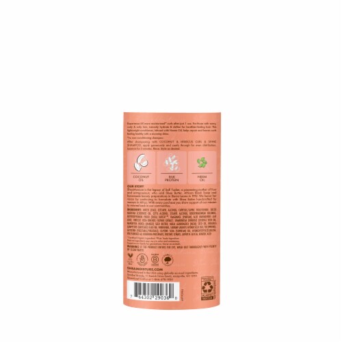 Shea Moisture® Coconut & Hibiscus Curl & Shine Conditioner for Thick Curly Hair Perspective: left