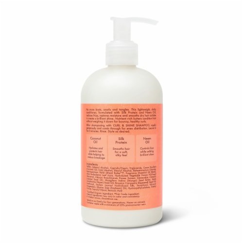 SheaMoisture Curl & Shine Coconut & Hibiscus, Conditioner Perspective: left