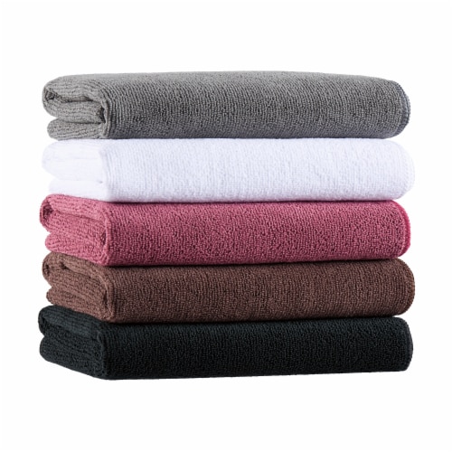 Arkwright Bck2U Terry Mircofiber Salon Towel 16x27 Grey (24/Pack) Perspective: left