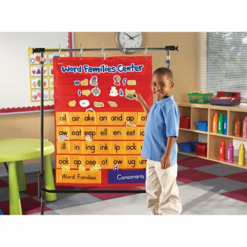 Learning Resources Word Families & Rhyming Center Pocket Chart Perspective: left