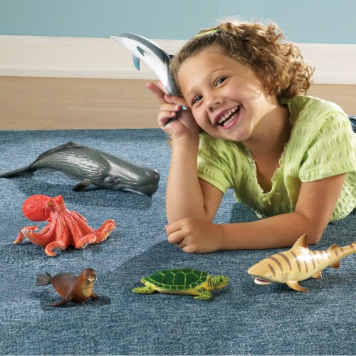 Learning Resources® Jumbo Ocean Animals Perspective: left