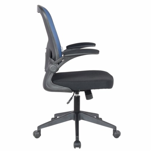 LeisureMod Newton Mesh Office Chair Perspective: left