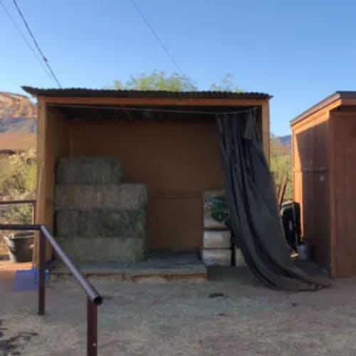 Tarp Nation 5 x 7 Foot Heavy Duty Canvas Tarp with D Rings and Corner Grommets Perspective: left