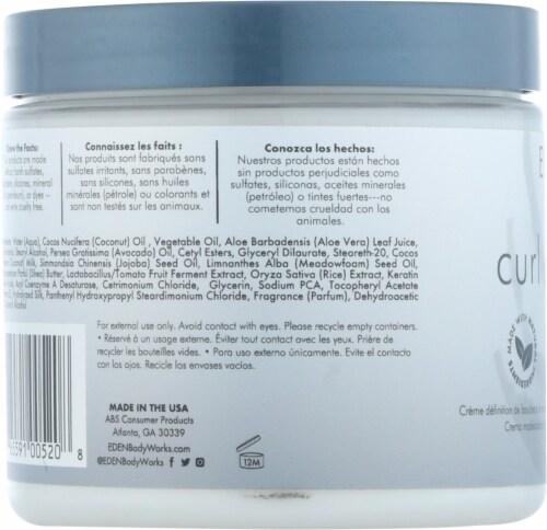 Eden™ Coconut Shea All Natural Curl Defining Creme Perspective: left