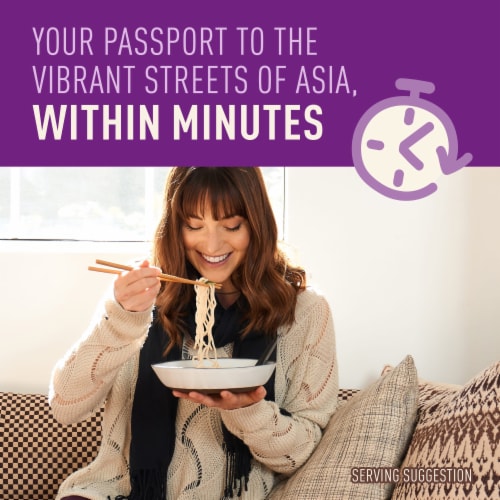 Annie Chun's Thai-Style Peanut Sesame Noodle Bowl Perspective: left