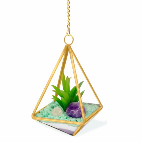 STMT D.I.Y. Crystal Healing Terrarium Perspective: left