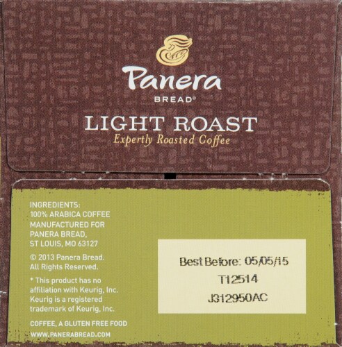 Panera Light Roast Single Serve Coffee Cups Perspective: left