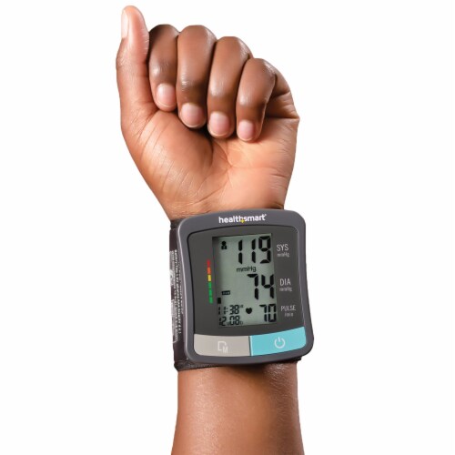 MABIS One Size Fits Most Cuff Wrist Home Automatic Digital Blood Pressure Monitor Perspective: left