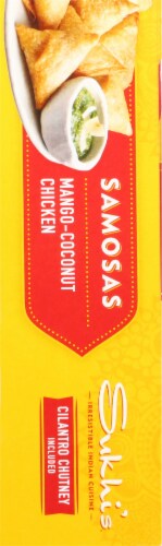 Sukhi's® Mango Coconut Chicken Samosa Perspective: left
