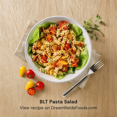Dreamfields Vegan with Fiber Rotini Pasta Perspective: left