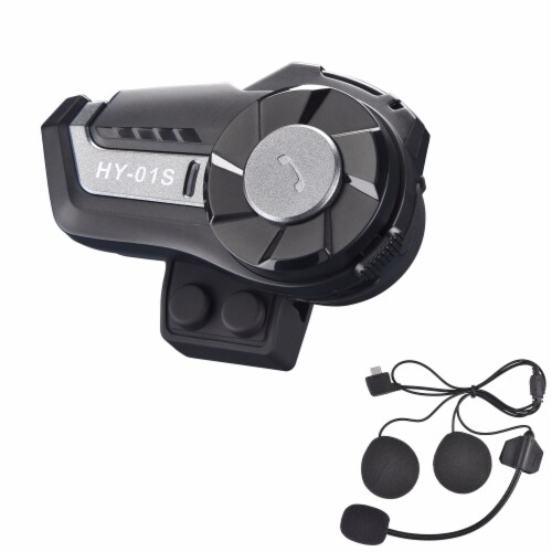 AHR RUN-F Full Face Dual Visors Motorcycle Helmet with Bluetooth Headset DOT Perspective: left