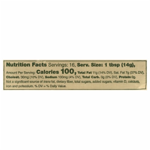 Kerrygold Grass-Fed Pure Irish Salted Butter Foil, 8oz Perspective: left