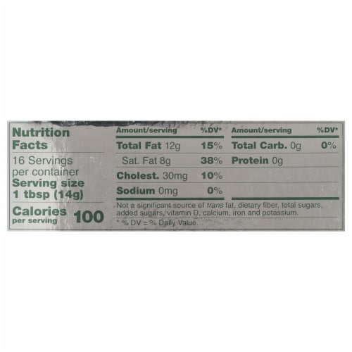 Kerrygold Grass-Fed Pure Irish Unsalted Butter Foil, 8oz Perspective: left