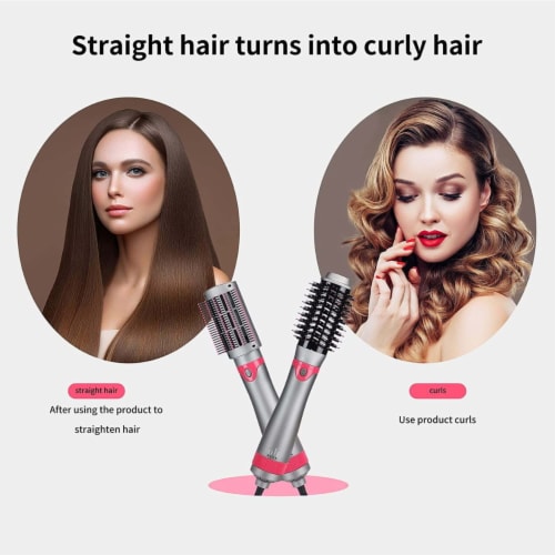 5 in 1 Hair Dryer Comb Detachable Interchangeable Blow Dryer Brush for Hair Drying 1 unit QFC