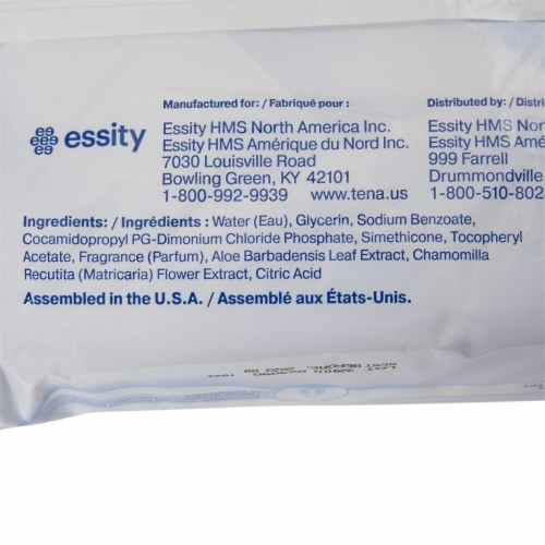 TENA ProSkin Classic Personal Cleansing Wipe 7-9/10 x 12.5 65728, 1 Pack 96 Wipes Perspective: left