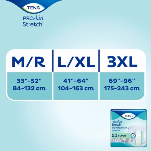 TENA ProSkin Stretch Super Incontinence Brief M Breathable, 67902, 28 Ct Perspective: left