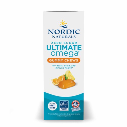 Nordic Naturals Ultimate Omega Gummy Chews Perspective: left