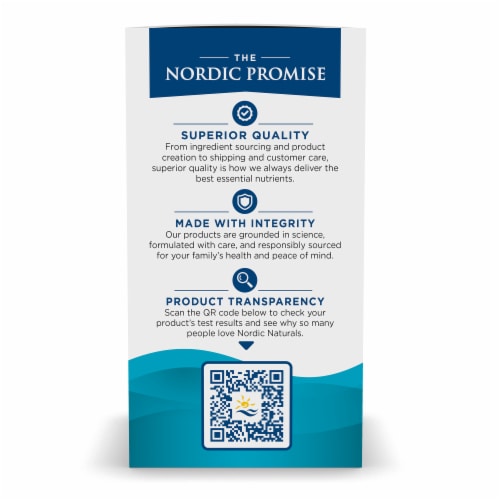 Nordic Naturals Ultimate Omega + CoQ10 Soft Gels Perspective: left