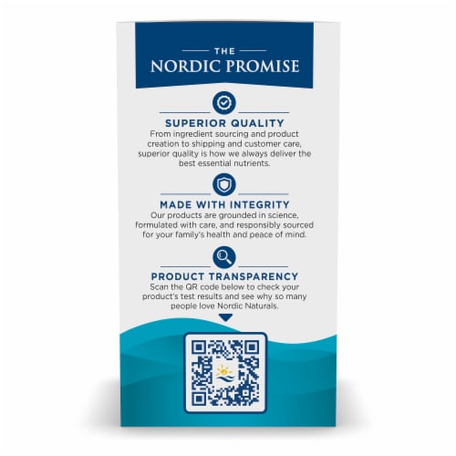 Nordic Naturals Lemon Flavor Complete Omega Soft Gels Perspective: left