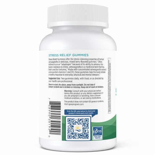 Nordic Naturals® Stress Relief Gummies Perspective: left