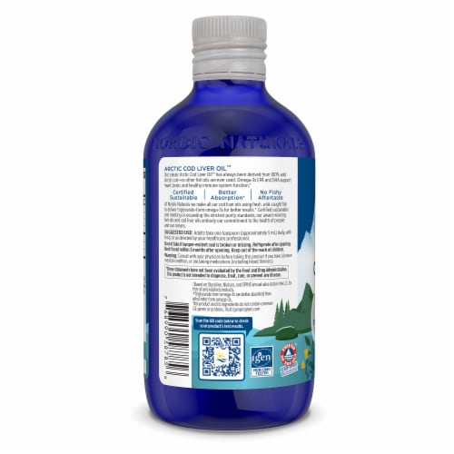 Nordic Naturals® Lemon Arctic™ Cod Liver Oil Perspective: left