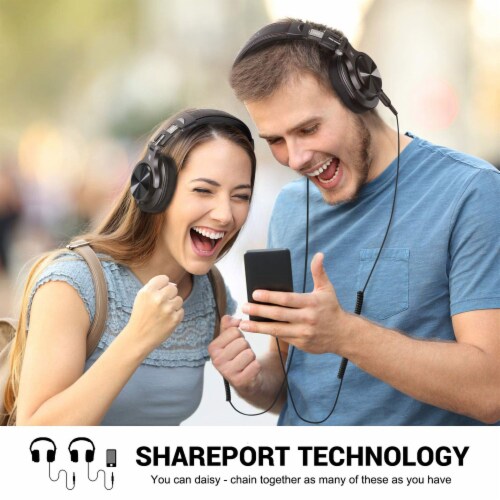 OneOdio A71 Studio Gaming Portable Wired Over Ear Headphones w Boom Mic Black 1 Piece Fry s Food Stores