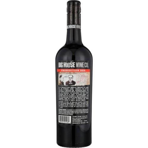 Big House Prohibition Al Capone Bootleggers Series California Red Wine Perspective: left