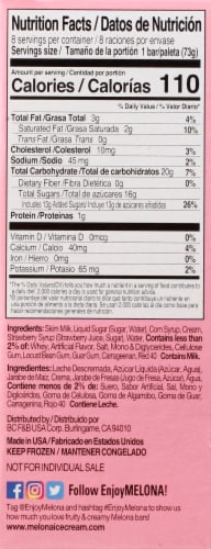 Binggrae® Melona® Strawberry Flavored Frozen Dairy Dessert Bars Perspective: left