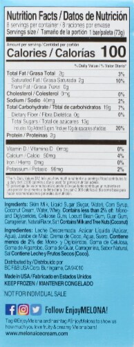 Binggrae Melona Coconut Flavor Frozen Dairy Dessert Bars Perspective: left