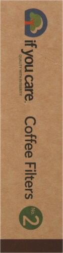 If You Care No. 2 Size Coffee Filters Perspective: left