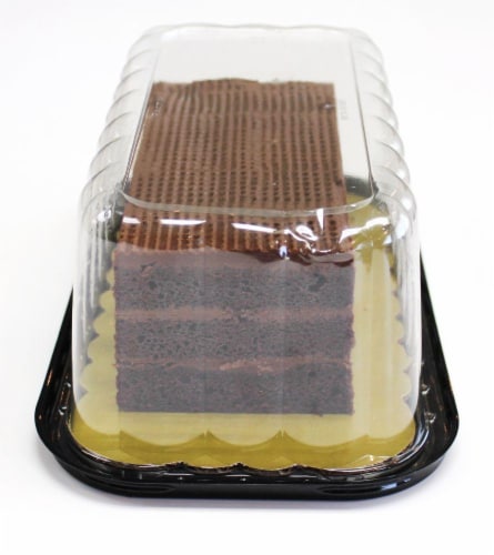 Bakery Chocolate Layer Cake Perspective: left