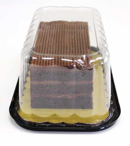 Bakery Chocolate Layer Cake Perspective: left