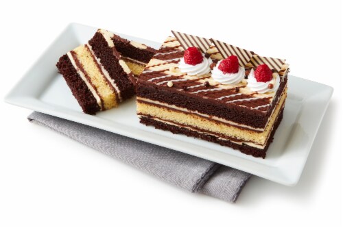 Bakery Triple Chocolate Tiger Cake Perspective: left