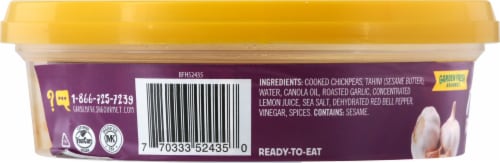 Garden Fresh Gourmet Roasted Garlic Hummus 9 oz Perspective: left